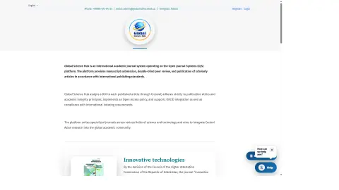 Global Science Hub — ko‘p jurnalli platforma