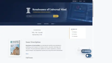Renaissance of Universal Mind — xalqaro ilmiy jurnal