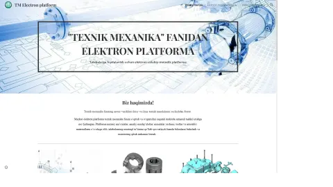 texno-mexanika.uz — texnik mexanika fani platformasi